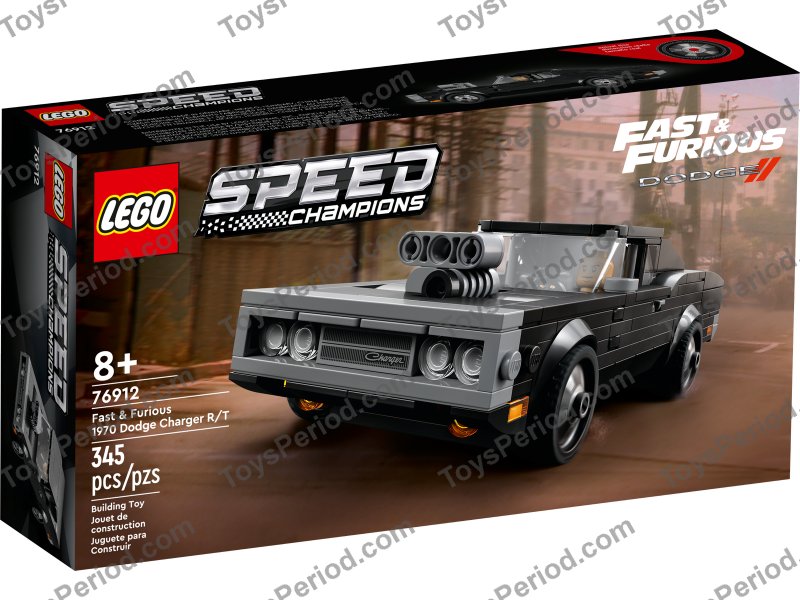 LEGO 76912 Fast & Furious 1970 Dodge Charger R/T Set Parts List