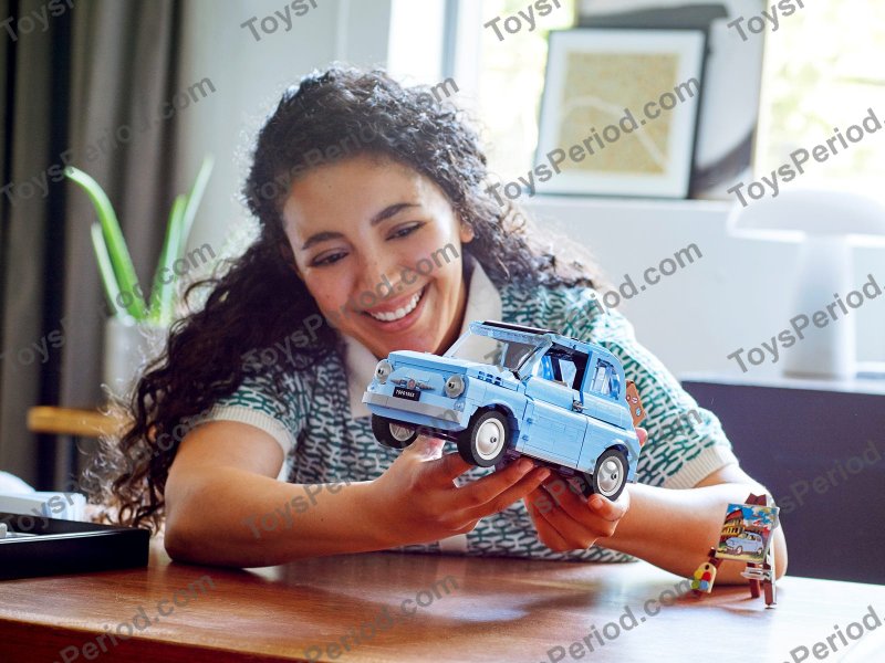 LEGO 77942 Fiat 500 Bright Light Blue Edition Set Parts List