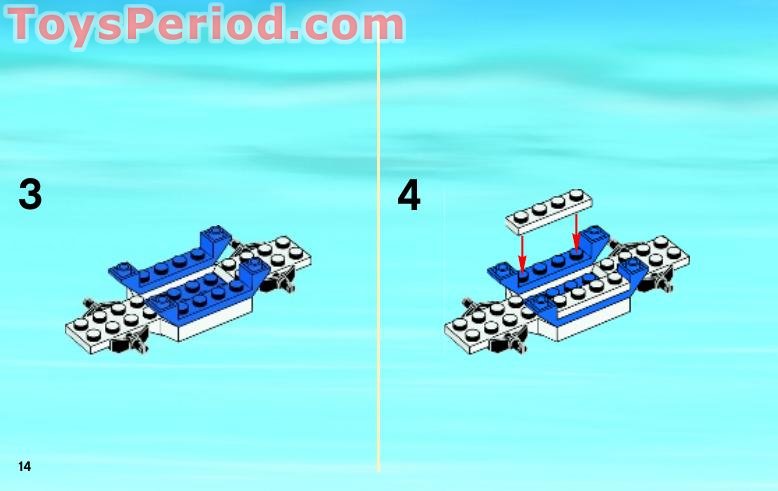 LEGO 4436 Patrol Car Instructions and Parts List