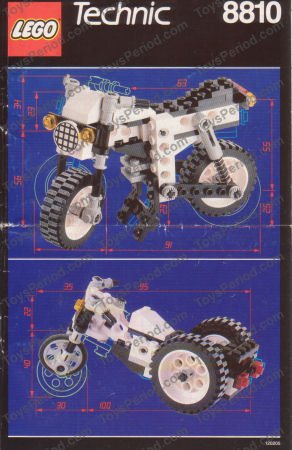 LEGO 8810 Alpha Racer Instructions and Parts List