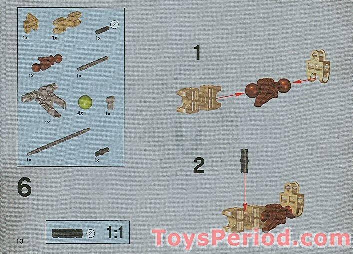 LEGO 8904 Avak Instructions and Parts List