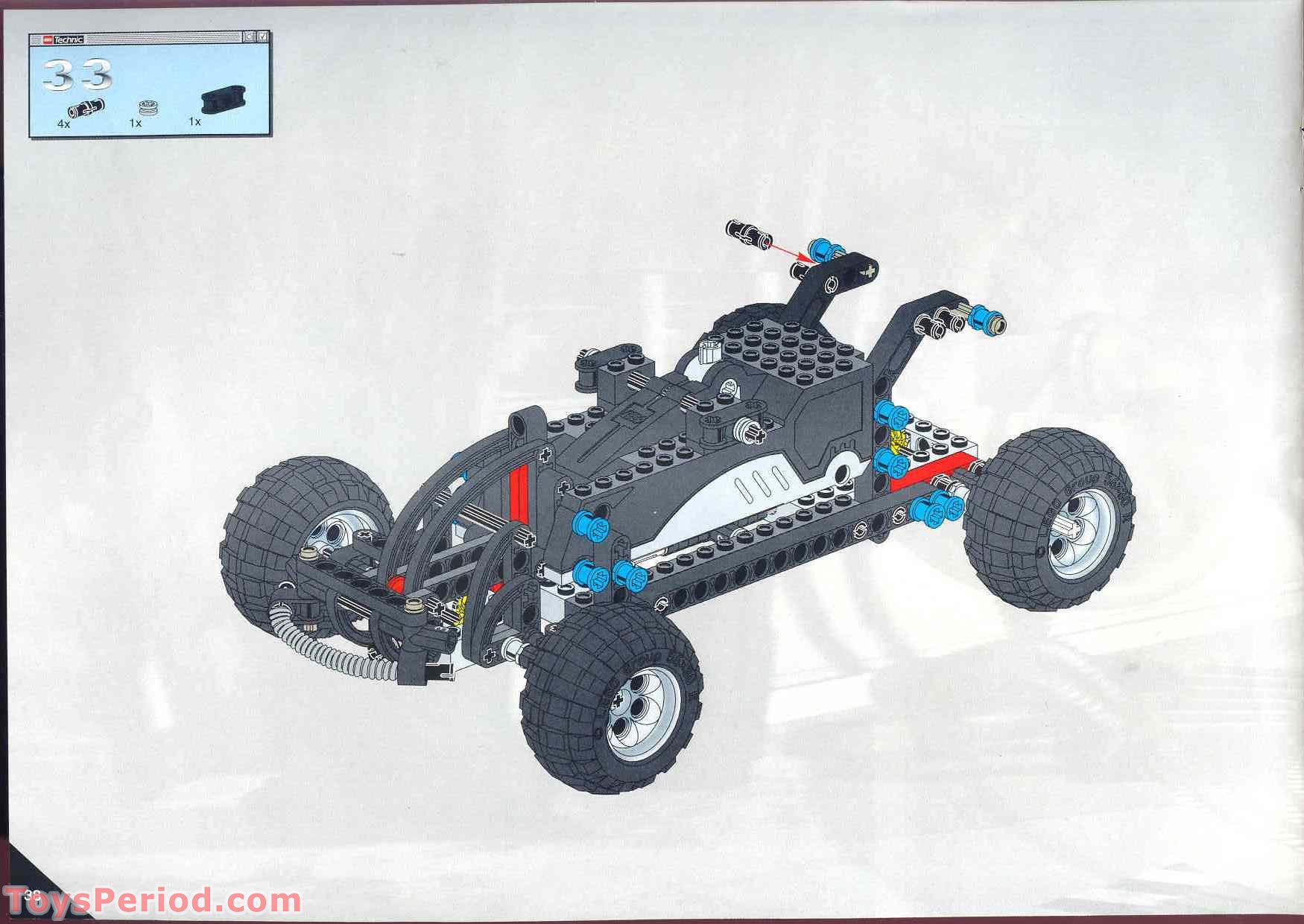 レジドラゴ LEGO 8279 4wd X-Track Instructions and Parts List