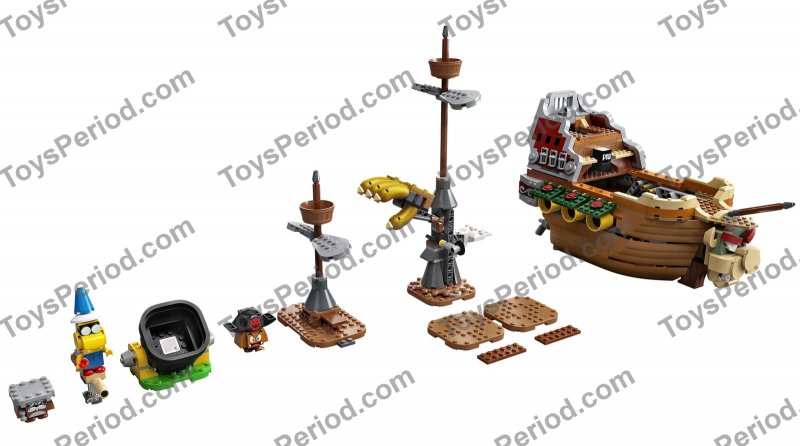 LEGO 71391 Bowser's Airship - Expansion Set Parts List
