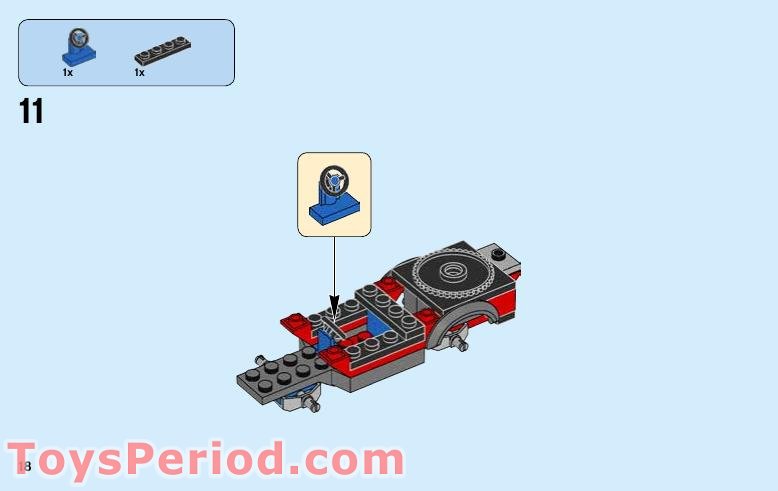 LEGO 60141 Police Station Instructions and Parts List