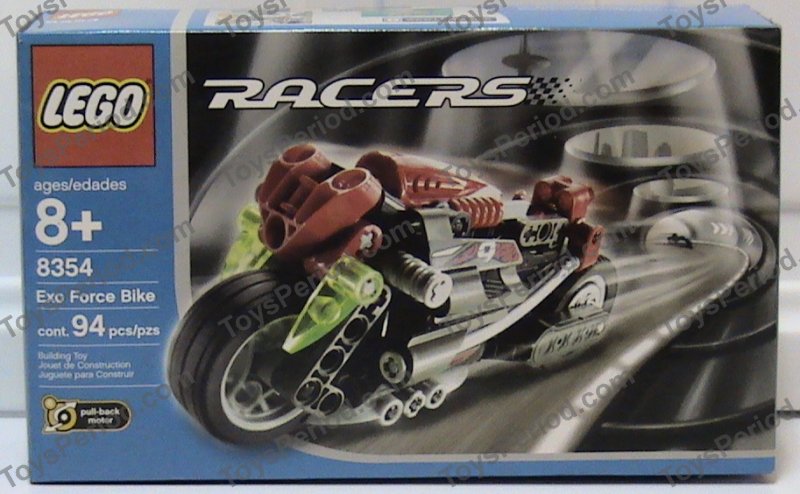 LEGO 8354 Exo Force Bike Instructions and Parts List