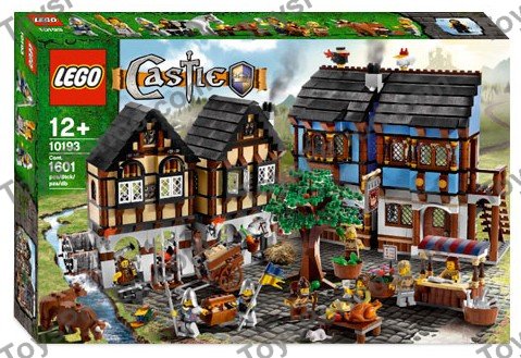 LEGO 10193 Medieval Market Village Set Parts List