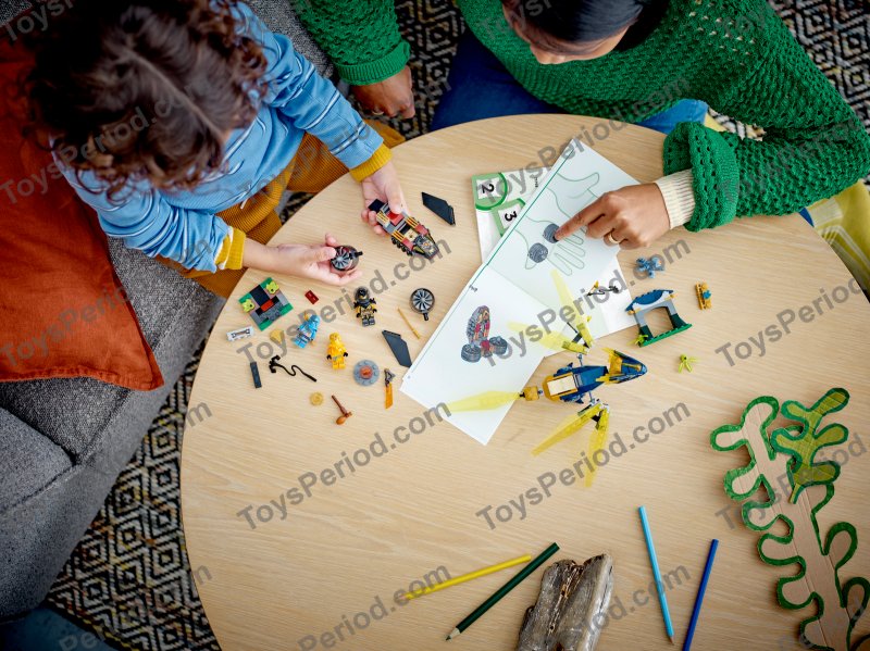 LEGO 71798 Nya and Arin's Baby Dragon Battle Set Parts List