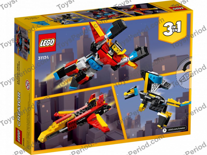 LEGO 31124 Super Robot Set Parts List