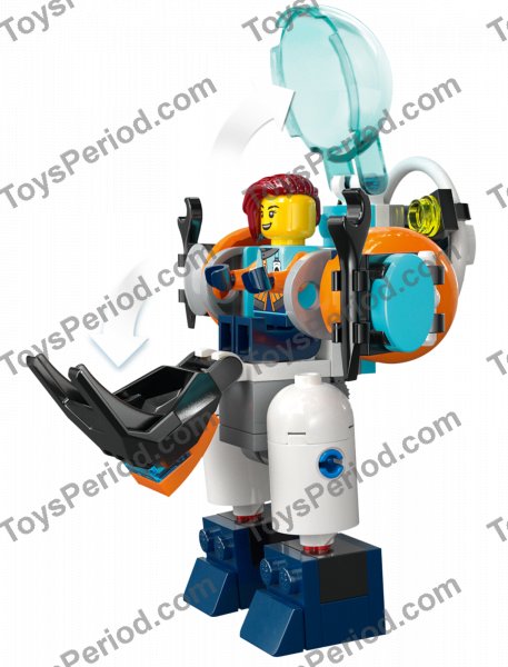 LEGO 60379 Deep-Sea Explorer Submarine Set Parts List
