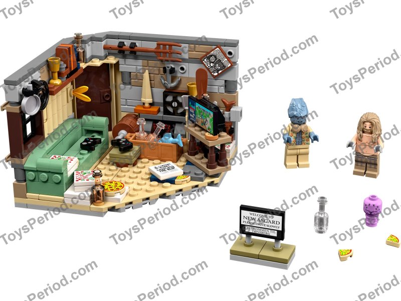 エルモ LEGO 76200 Bro Thor's New Asgard Set Parts List