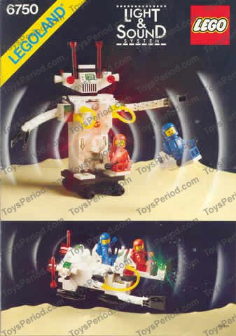 LEGO 6750 Light and Sound Sonic Robot Instructions and Parts List
