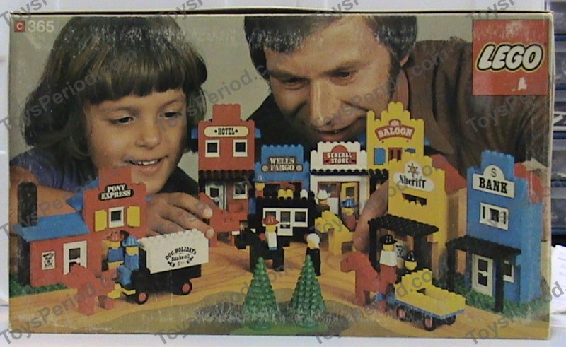 LEGO 365-1 Wild West Scene Instructions and Parts List
