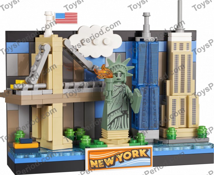 はーページ LEGO 40519 New York Postcard Set Parts List