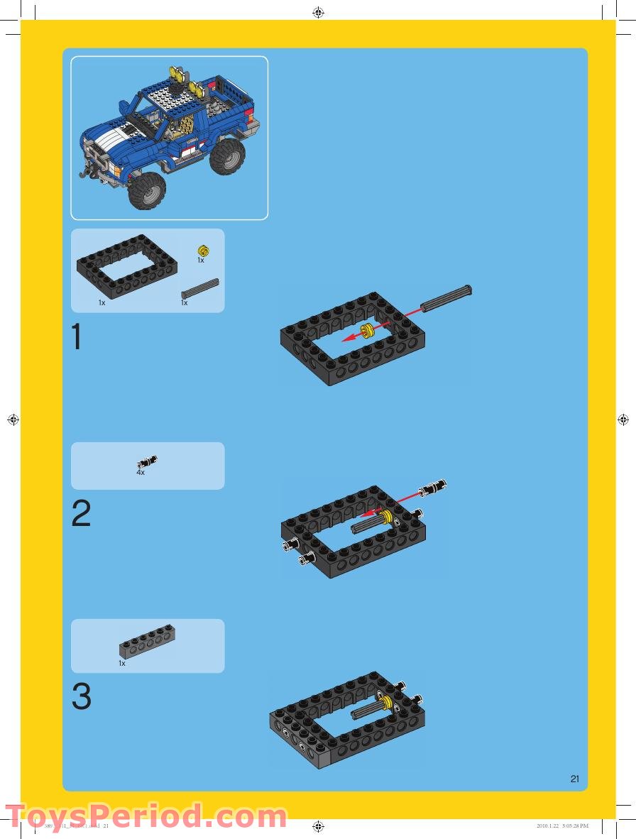 LEGO 5893 Offroad Power Instructions and Parts List