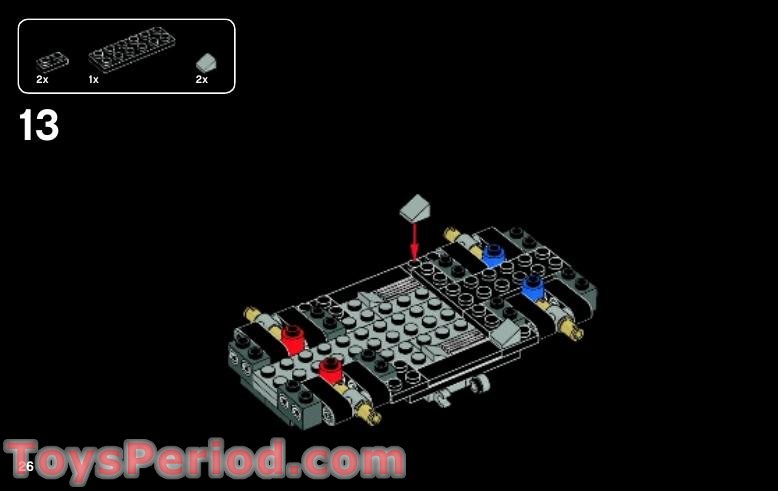 21103 LEGO 21103 The DeLorean Time Machine Instructions and Parts List