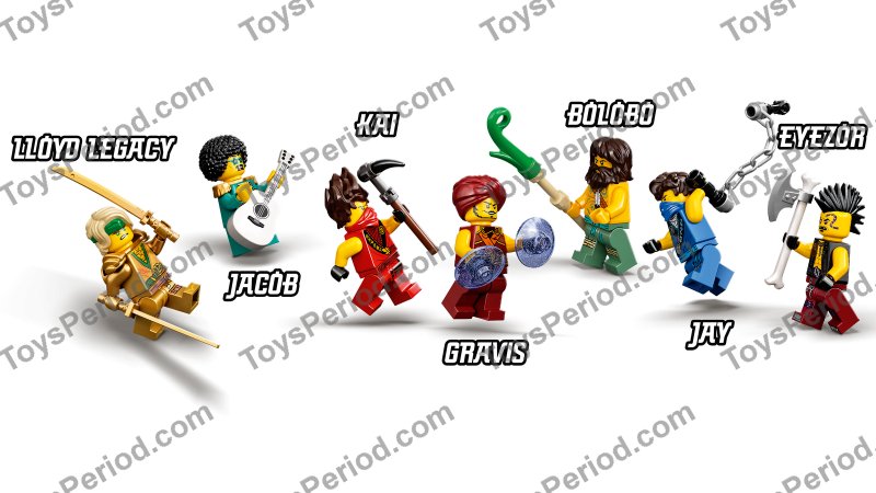 LEGO 71735 Tournament of Elements Set Parts List