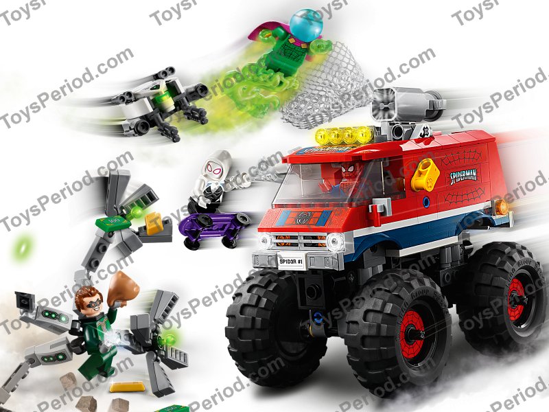 LEGO 76174 Spider-Man's Monster Truck vs. Mysterio Set Parts Inventory and  Instructions - LEGO Reference Guide
