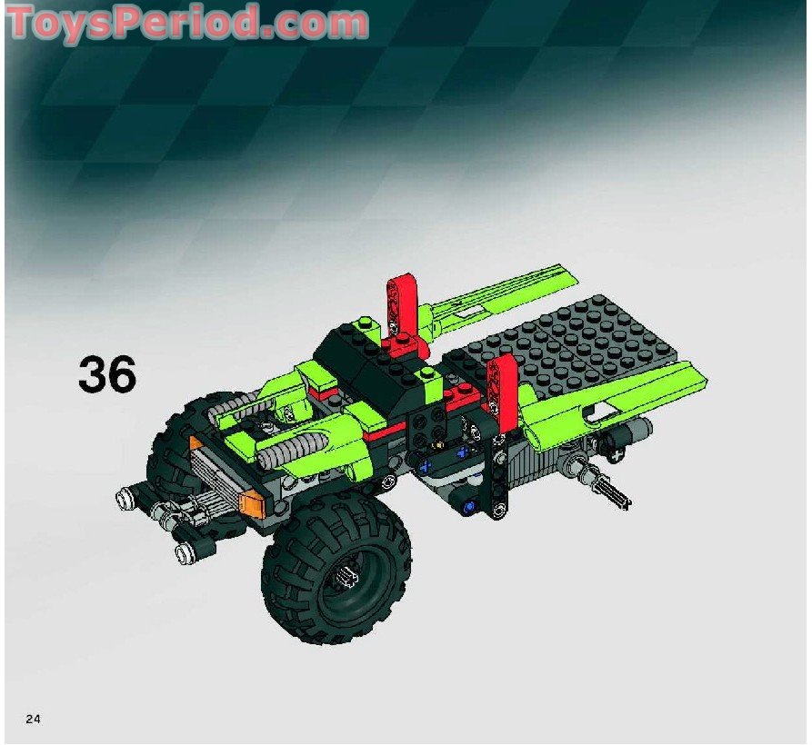 LEGO 8141 Off Road Power Instructions and Parts List