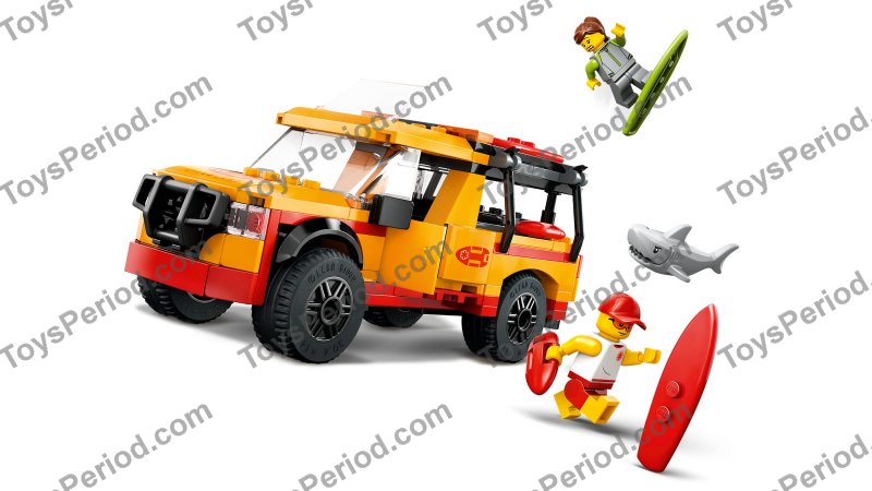 LEGO 60453 Lifeguard Truck Set Parts List