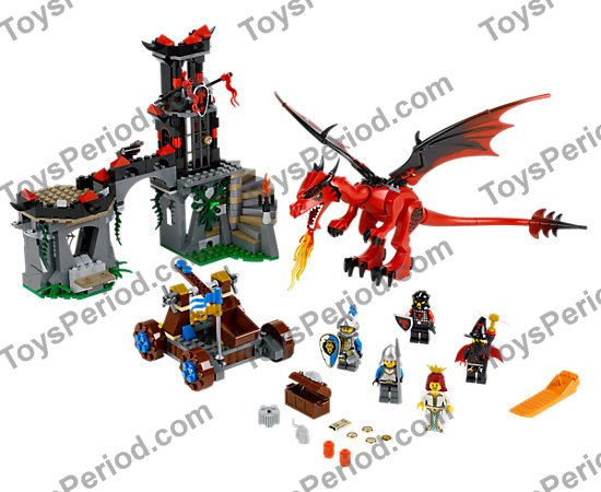 魔王ダオス　PR+ cxチャレンジ LEGO 70403 Dragon Mountain Instructions and Parts List