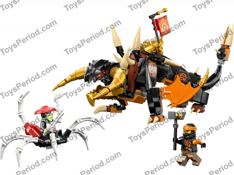 LEGO 71782 Cole's Earth Dragon EVO Set Parts List