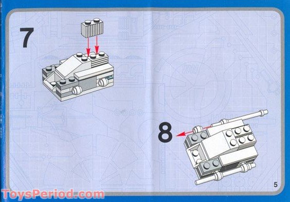 lego mini imperial shuttle instructions