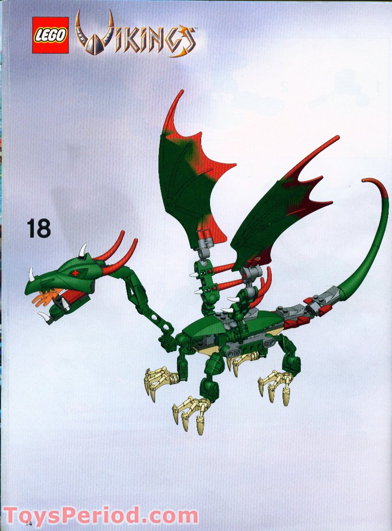 lego vikings dragon