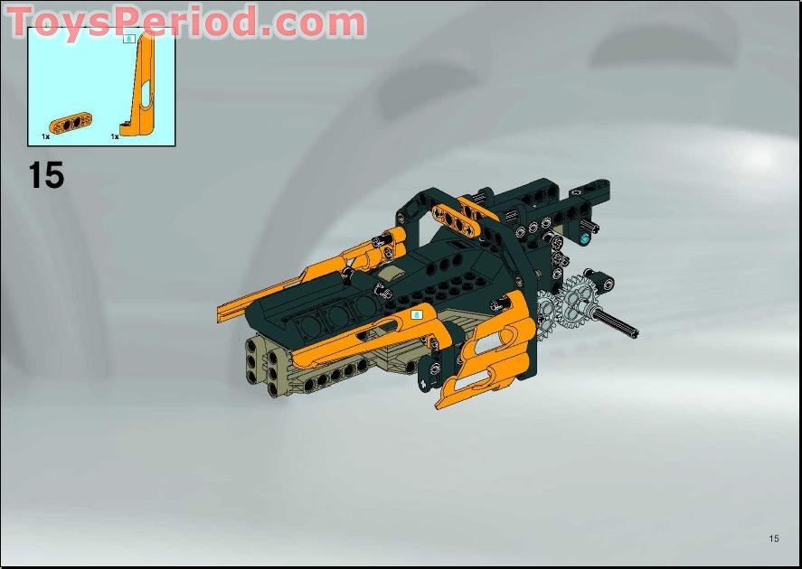 LEGO 8365 Tuneable Racer Instructions and Parts List