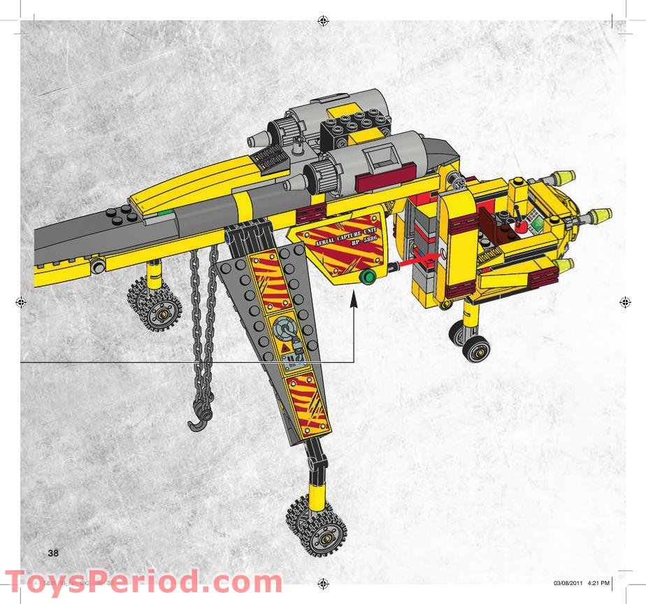 LEGO 5886 T-Rex Hunter Instructions and Parts List