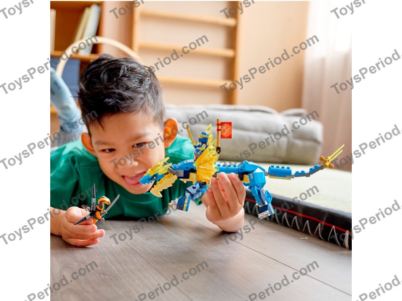 LEGO 71760 Jay's Thunder Dragon EVO Set Parts List