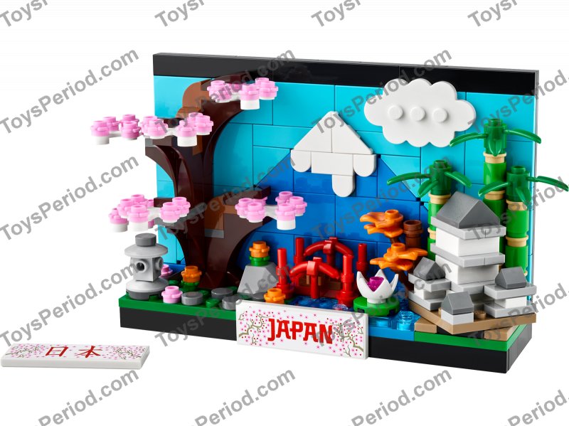 LEGO 40713 Japan Postcard Set Parts List