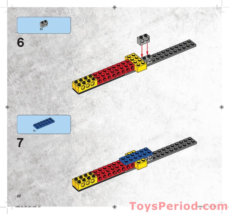 LEGO 5886 T-Rex Hunter Instructions and Parts List