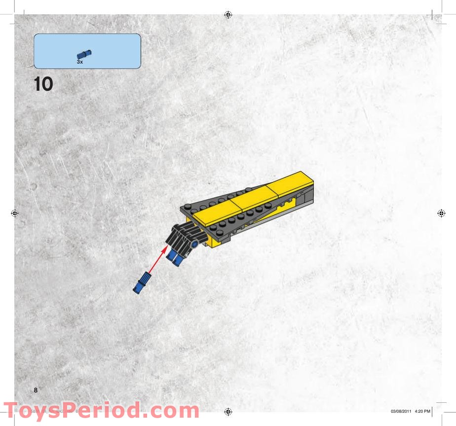 LEGO 5886 T-Rex Hunter Instructions and Parts List