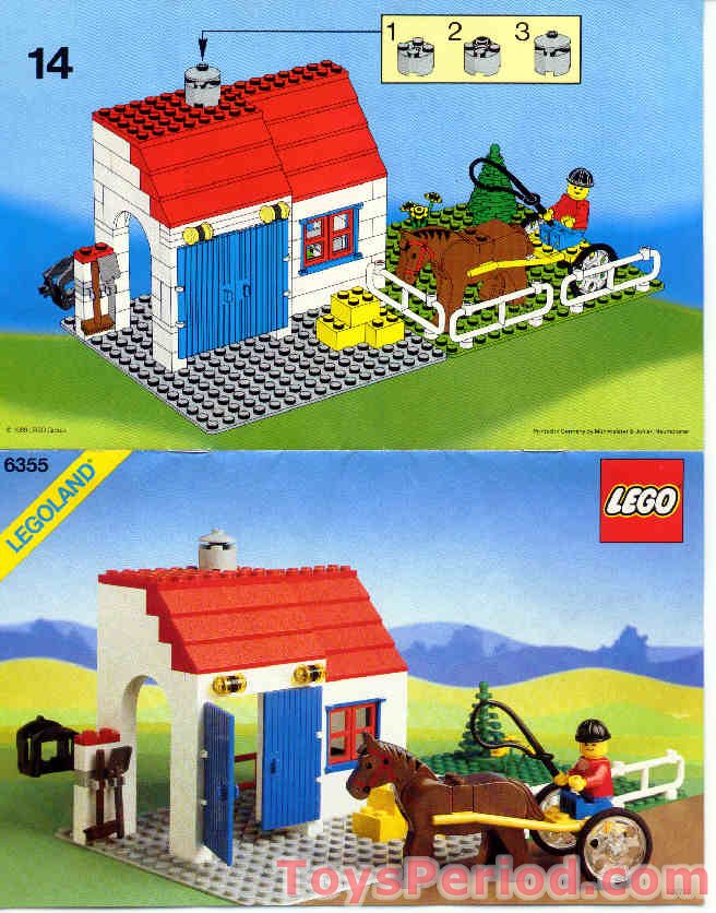 LEGO 6355 Derby Trotter Instructions and Parts List