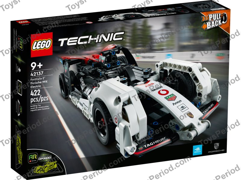 LEGO 42137 Formula E Porsche 99X Electric Set Parts List