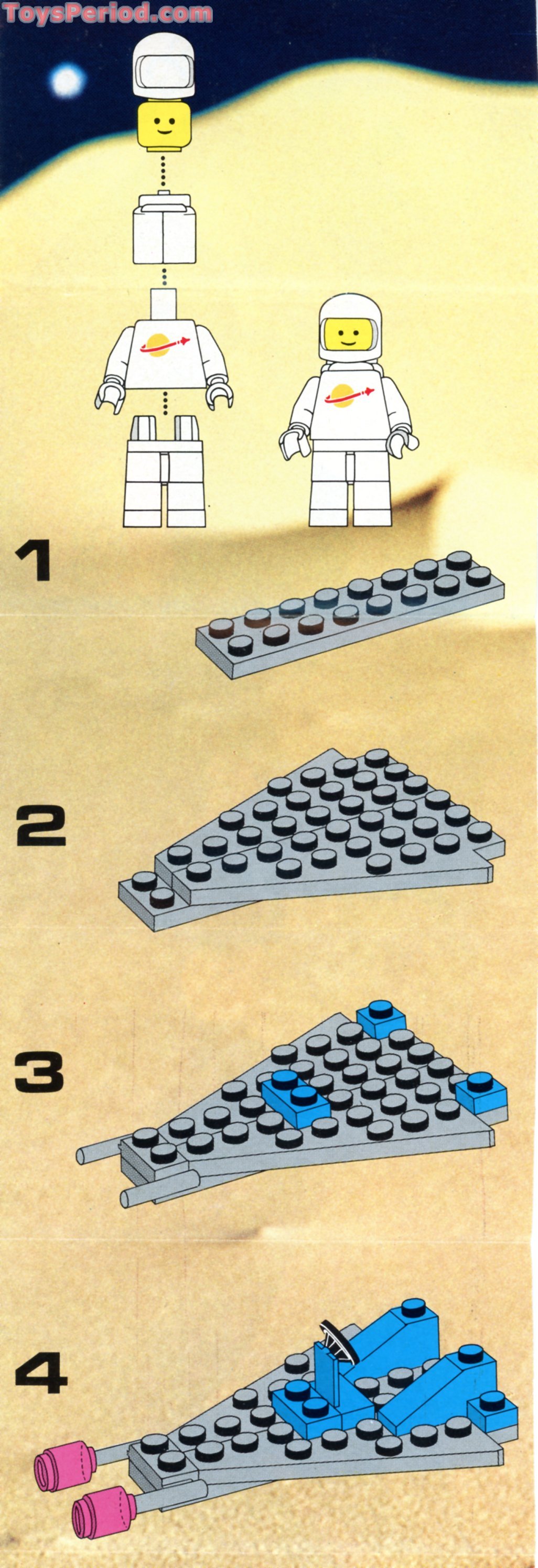 LEGO 6803 Space Patrol Instructions and Parts List