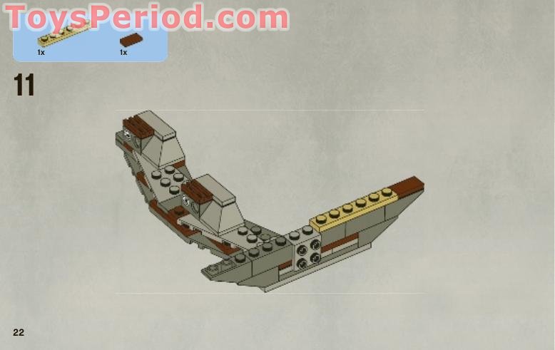 LEGO 7957 Sith Nightspeeder Instructions and Parts List