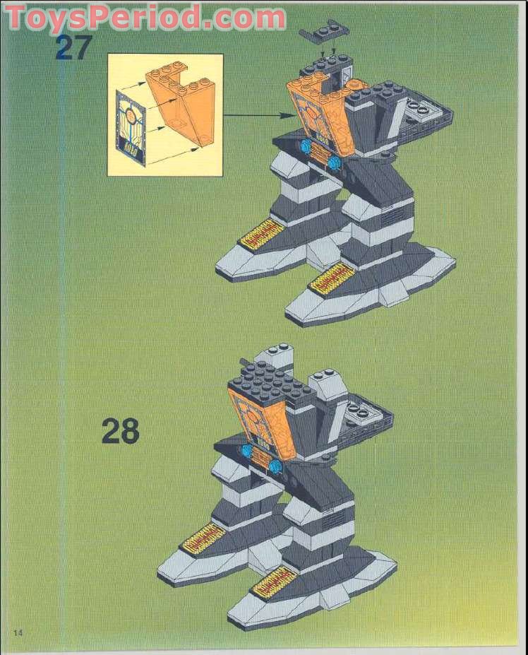 LEGO 2153 Robo Stalker Instructions and Parts List