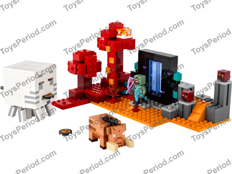 LEGO 21255 The Nether Portal Ambush Set Parts List