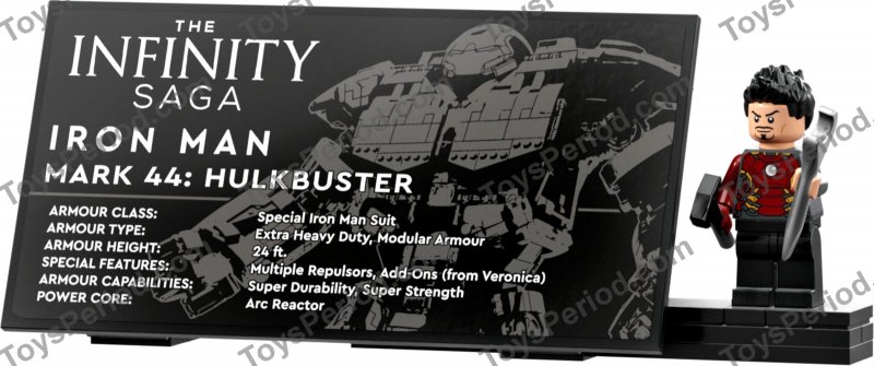 LEGO 76210 Hulkbuster Set Parts List