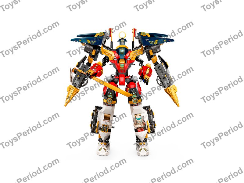 LEGO 71765 Ninja Ultra Combo Mech Set Parts List