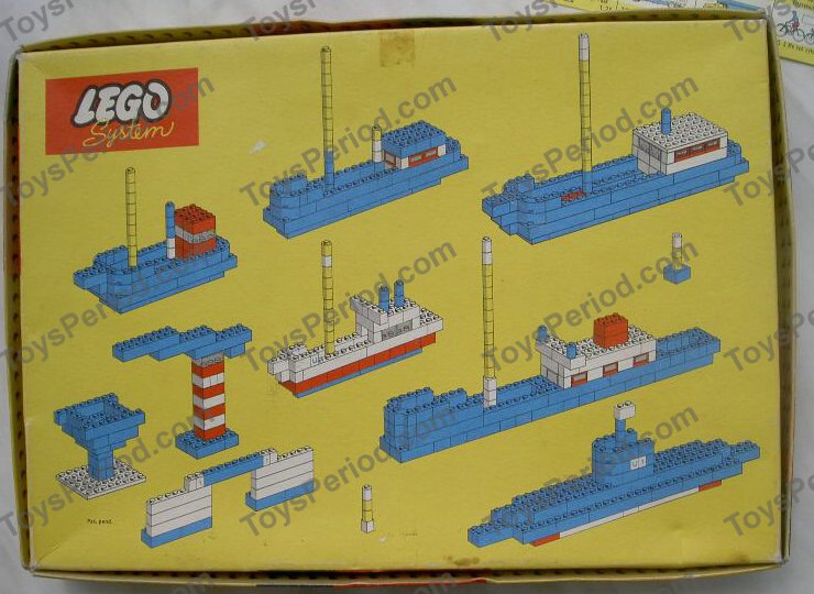 Lego 312 4 boats instructions and parts list