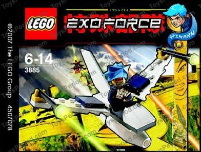 LEGO 3885-2 Hikaru Little Flyer - Boxed Version Instructions and