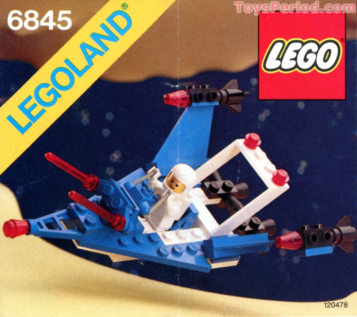 LEGO 6845 Cosmic Charger Instructions and Parts List