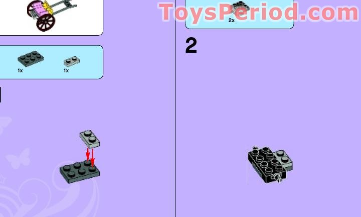 LEGO 3185 Summer Riding Camp Instructions and Parts List