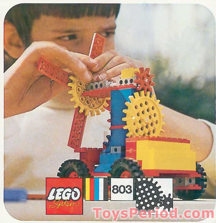 LEGO 803-2 Gears, Bricks and Heavy Tires Instructions and Parts List