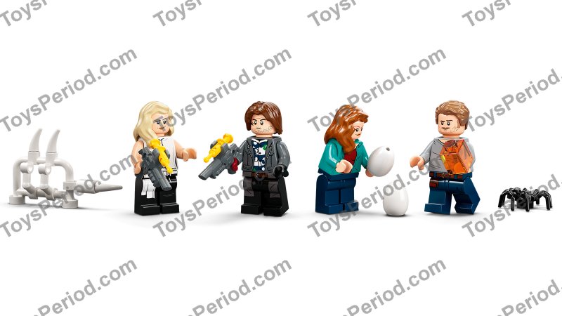 LEGO 76948 T. rex & Atrociraptor Dinosaur Breakout Set Parts List