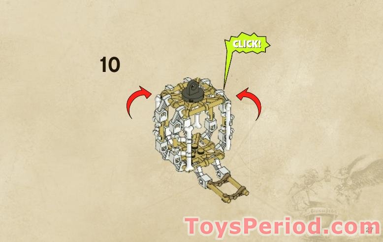 LEGO 4182 The Cannibal Escape Instructions and Parts List