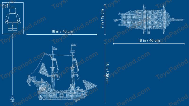 LEGO 31109 Pirate Ship Set Parts List