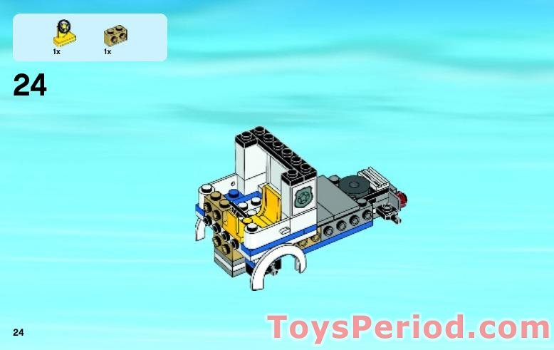 LEGO 60044 Mobile Police Unit Instructions and Parts List